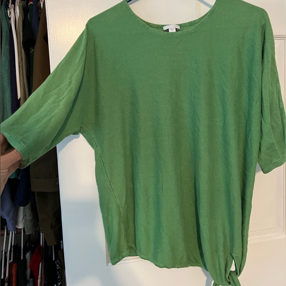 Bright Green Light Weight Sweater